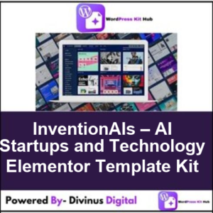 InventionAIs – AI Startups and Technology Elementor Template Kit