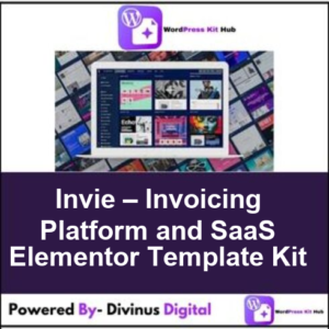Invie – Invoicing Platform and SaaS Elementor Template Kit