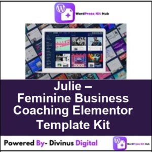 Julie – Feminine Business Coaching Elementor Template Kit