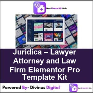 Juridica – Lawyer Attorney and Law Firm Elementor Pro Template Kit