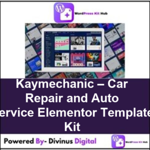 Kaymechanic – Car Repair and Auto Service Elementor Template Kit