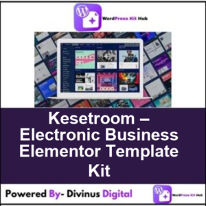 Kesetroom – Electronic Business Elementor Template Kit