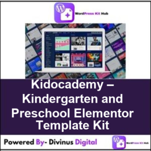 Kidocademy – Kindergarten and Preschool Elementor Template Kit