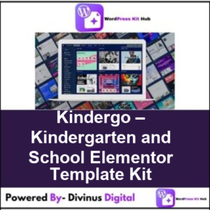Kindergo – Kindergarten and School Elementor Template Kit