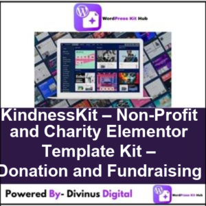 KindnessKit – Non-Profit and Charity Elementor Template Kit – Donation and Fundraising