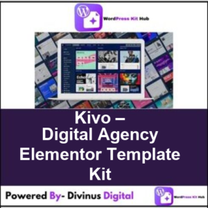 Kivo – Digital Agency Elementor Template Kit
