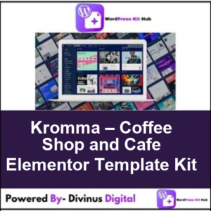 Kromma – Coffee Shop and Cafe Elementor Template Kit