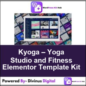 Kyoga – Yoga Studio and Fitness Elementor Template Kit
