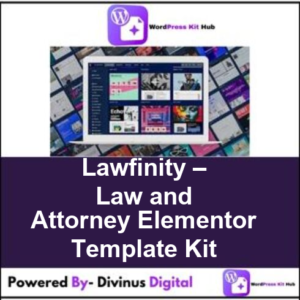 Lawfinity – Law and Attorney Elementor Template Kit
