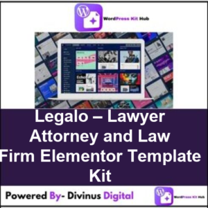 Legalo – Lawyer Attorney and Law Firm Elementor Template Kit