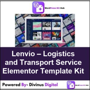 Lenvio – Logistics and Transport Service Elementor Template Kit