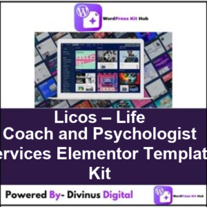 Licos – Life Coach and Psychologist Services Elementor Template Kit