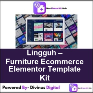 Lingguh – Furniture Ecommerce Elementor Template Kit