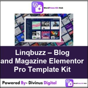 Linqbuzz – Blog and Magazine Elementor Pro Template Kit