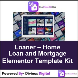 Loaner – Home Loan and Mortgage Elementor Template Kit