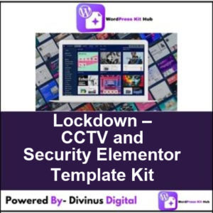 Lockdown – CCTV and Security Elementor Template Kit