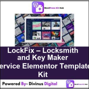 LockFix – Locksmith and Key Maker Service Elementor Template Kit