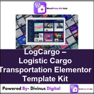 LogCargo – Logistic Cargo Transportation Elementor Template Kit