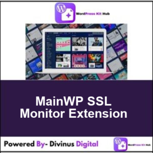 MainWP SSL Monitor Extension