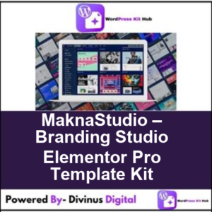 MaknaStudio – Branding Studio Elementor Pro Template Kit
