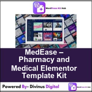 MedEase – Pharmacy and Medical Elementor Template Kit