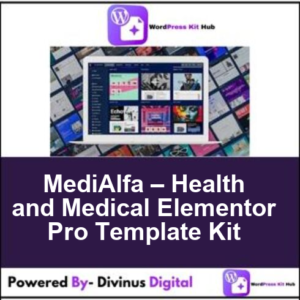MediAlfa – Health and Medical Elementor Pro Template Kit