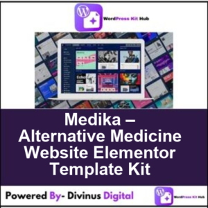 Medika – Alternative Medicine Website Elementor Template Kit