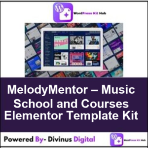 MelodyMentor – Music School and Courses Elementor Template Kit