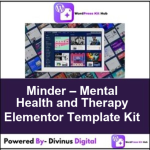 Minder – Mental Health and Therapy Elementor Template Kit