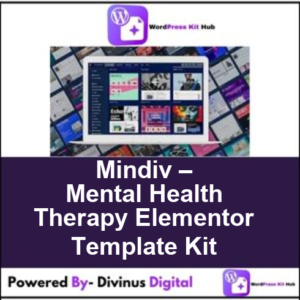 Mindiv – Mental Health Therapy Elementor Template Kit