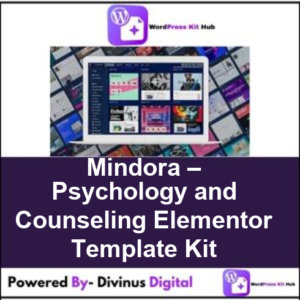 Mindora – Psychology and Counseling Elementor Template Kit