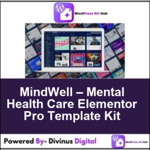 MindWell – Mental Health Care Elementor Pro Template Kit