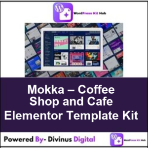 Mokka – Coffee Shop and Cafe Elementor Template Kit