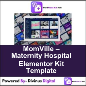 MomVille – Maternity Hospital Elementor Kit Template