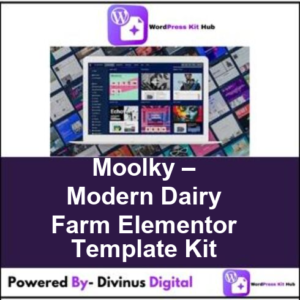 Moolky – Modern Dairy Farm Elementor Template Kit