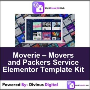 Moverie – Movers and Packers Service Elementor Template Kit