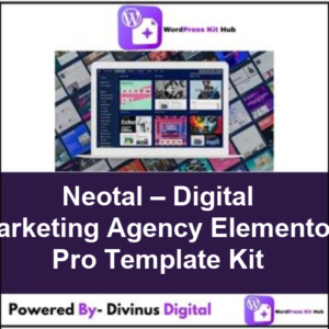 Neotal – Digital Marketing Agency Elementor Pro Template Kit