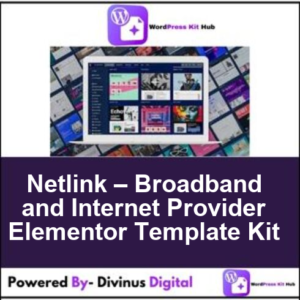 Netlink – Broadband and Internet Provider Elementor Template Kit