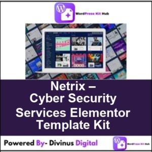 Netrix – Cyber Security Services Elementor Template Kit