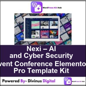 Nexi – AI and Cyber Security Event Conference Elementor Pro Template Kit