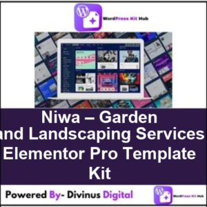 Niwa – Garden and Landscaping Services Elementor Pro Template Kit