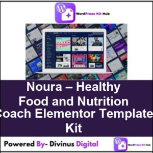 Noura – Healthy Food and Nutrition Coach Elementor Template Kit