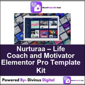 Nurturaa – Life Coach and Motivator Elementor Pro Template Kit