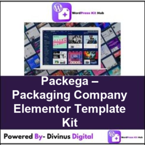 Packega – Packaging Company Elementor Template Kit