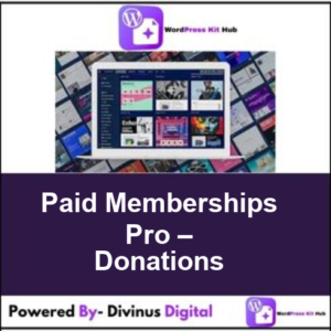 Paid Memberships Pro – Donations