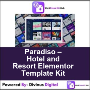 Paradiso – Hotel and Resort Elementor Template Kit