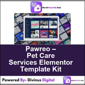 Pawreo – Pet Care Services Elementor Template Kit