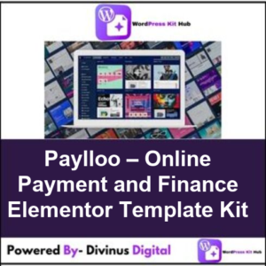 Paylloo – Online Payment and Finance Elementor Template Kit