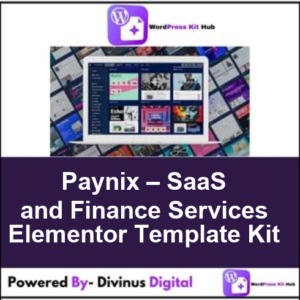 Paynix – SaaS and Finance Services Elementor Template Kit
