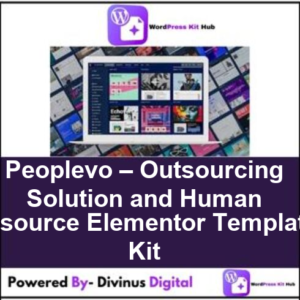 Peoplevo – Outsourcing Solution and Human Resource Elementor Template Kit